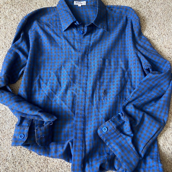 Men’s YSL button down shirt - Picture 1 of 6